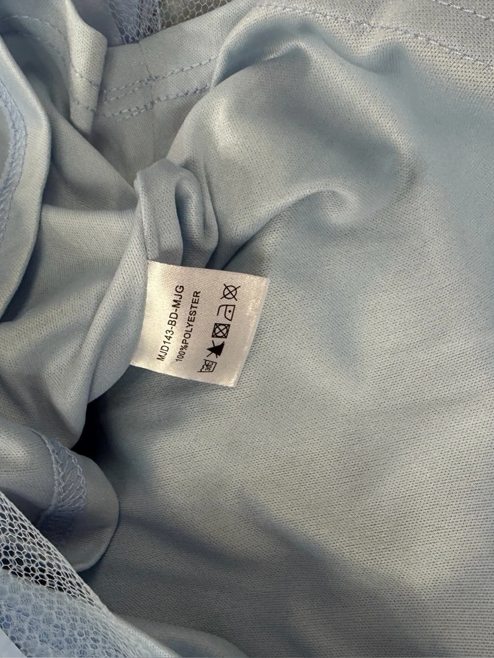 Shop the Mint The Eloise Bow Light Blue Embellished Dress 12/14